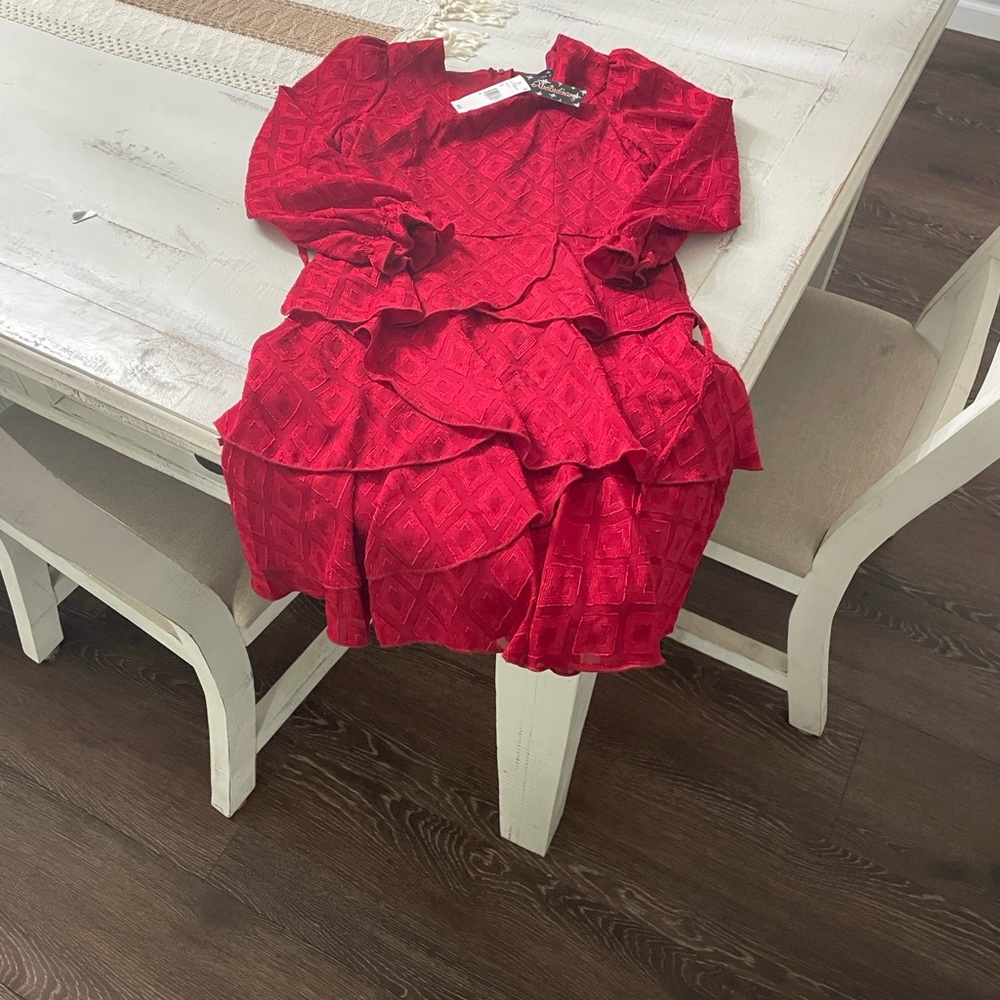 Xtraordinary Red Formal Kids Dress